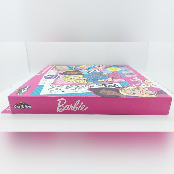 Cra-Z-Art Barbie Crayon by Number Poster Set, 19 Piece Coloring Set, Beginner - Picture 4 of 4